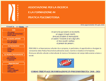 Tablet Screenshot of percorsipsicomotori.org